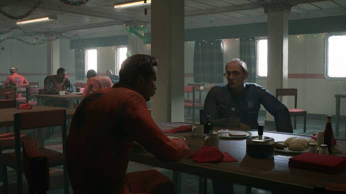 Trots talking about industrial action in Still Wakes The Deep.